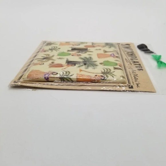 Hawaiian Hula Girls Palm Trees Double Switch Plate Cover Sealed Tropical Decor - Picture 4 of 4